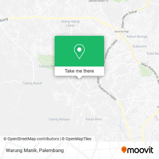 Warung Manik map