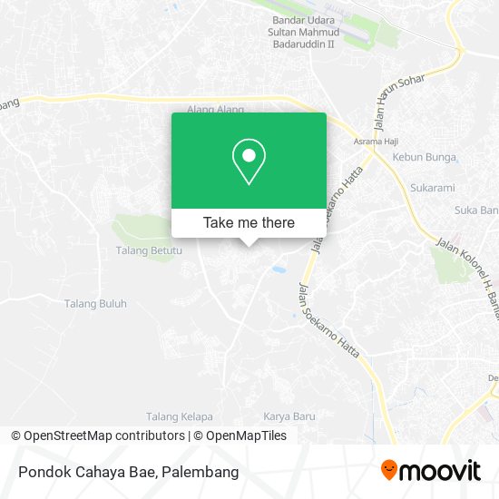 Pondok Cahaya Bae map