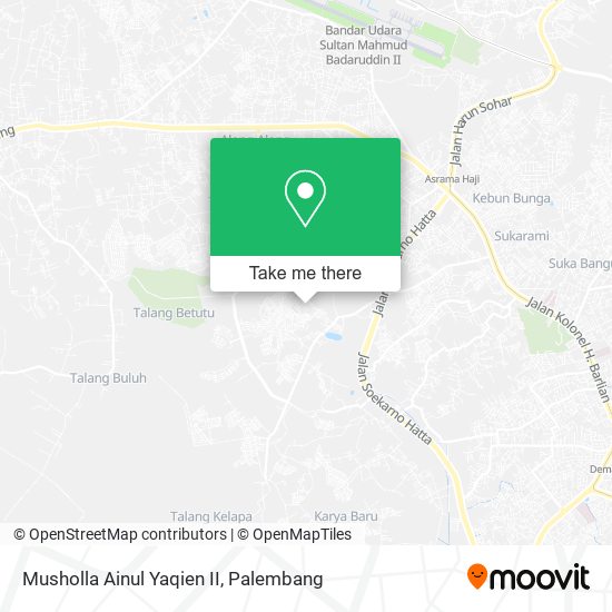Musholla Ainul Yaqien II map