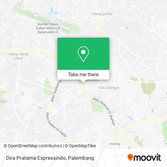 Dira Pratama Expressindo map