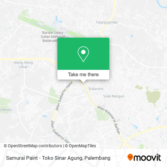 Samurai Paint - Toko Sinar Agung map