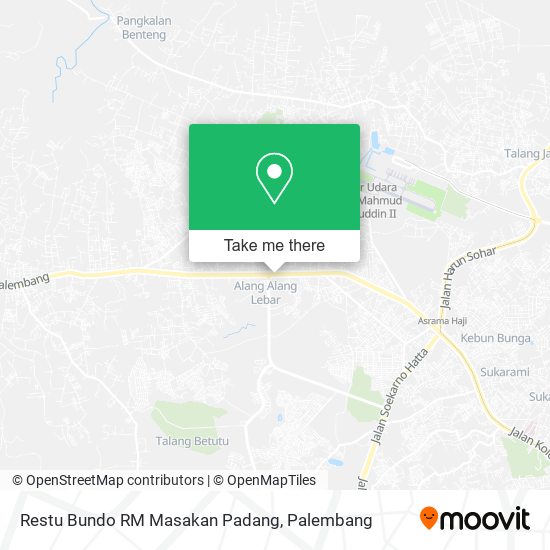 Restu Bundo RM Masakan Padang map