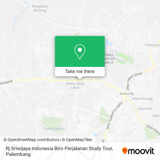 Rj Sriwijaya Indonesia Biro Perjalanan Study Tour map