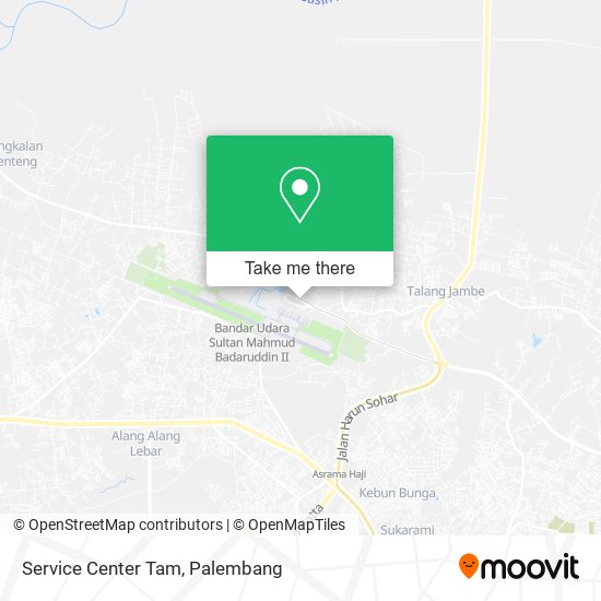 Service Center Tam map