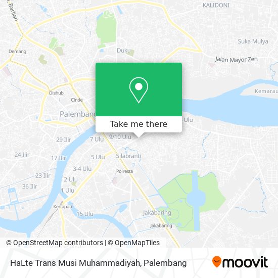 HaLte Trans Musi Muhammadiyah map