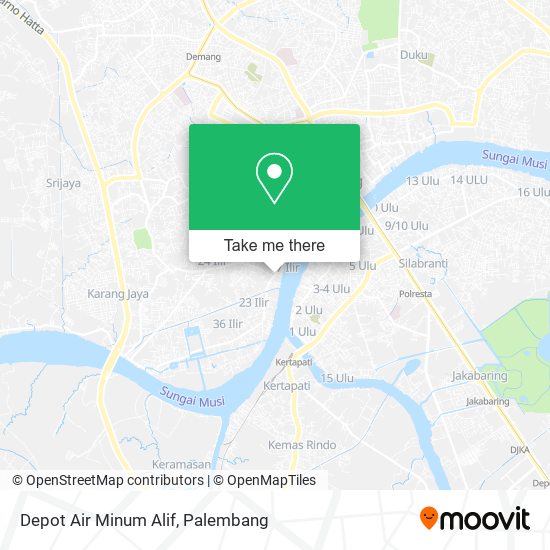 Depot Air Minum Alif map