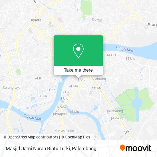 Masjid Jami Nurah Bintu Turki map