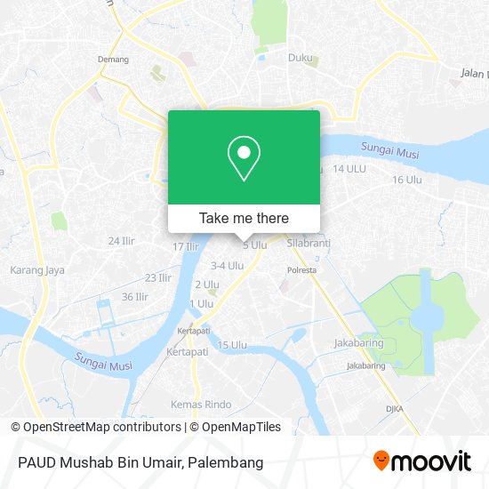 PAUD Mushab Bin Umair map