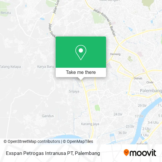 Exspan Petrogas Intranusa PT map