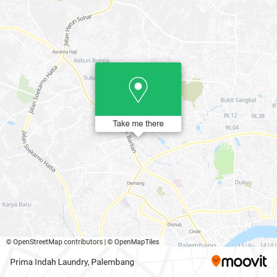 Prima Indah Laundry map