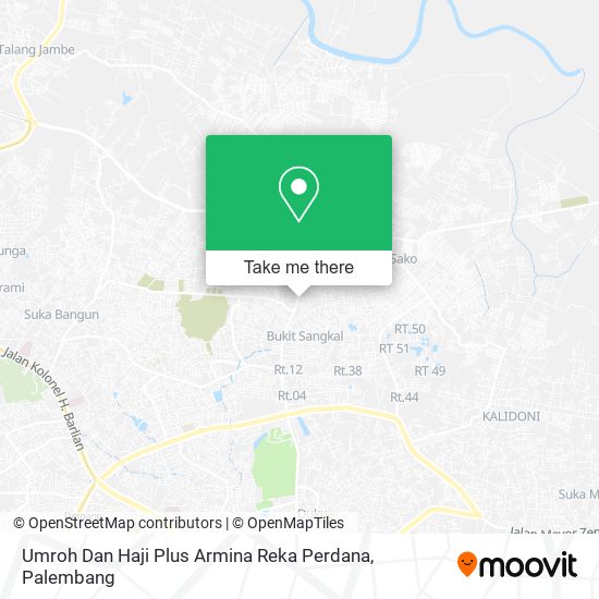 Umroh Dan Haji Plus Armina Reka Perdana map