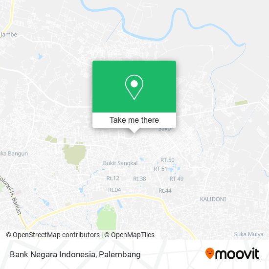 Bank Negara Indonesia map