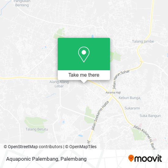 Aquaponic Palembang map