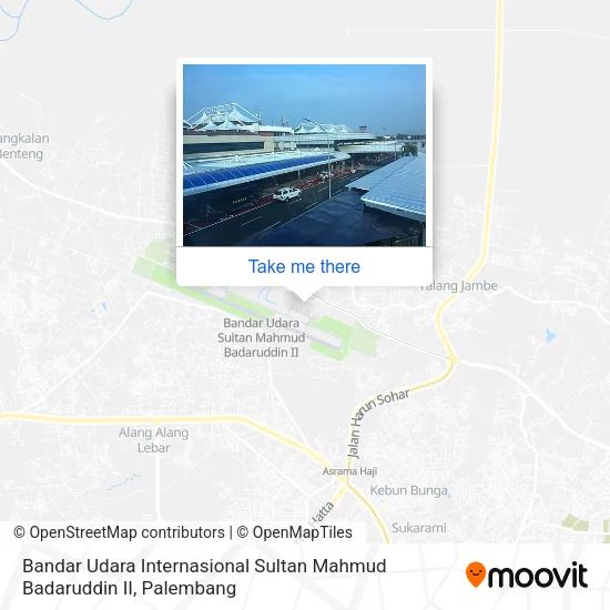 Bandar Udara Internasional Sultan Mahmud Badaruddin II map