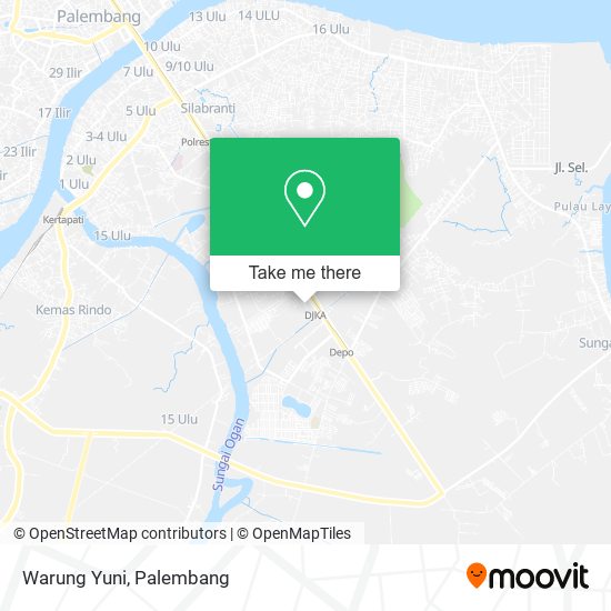 Warung Yuni map