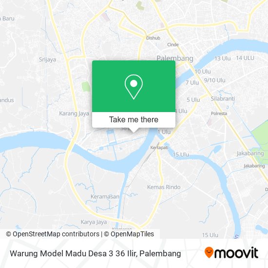 Warung Model Madu Desa 3 36 Ilir map