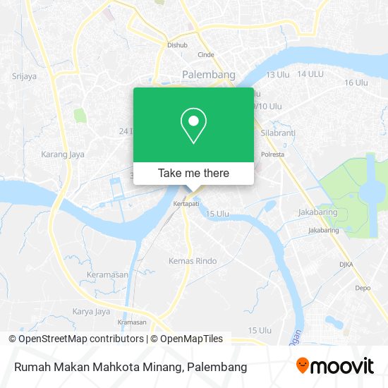 Rumah Makan Mahkota Minang map