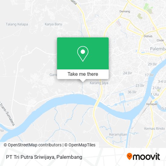 PT Tri Putra Sriwijaya map