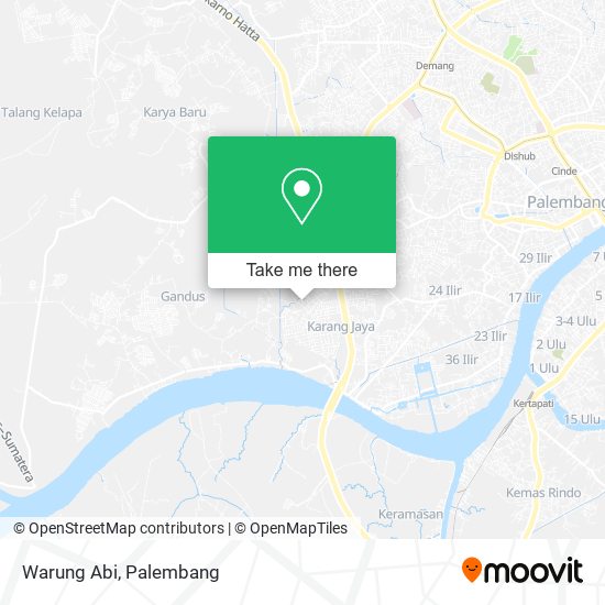 Warung Abi map