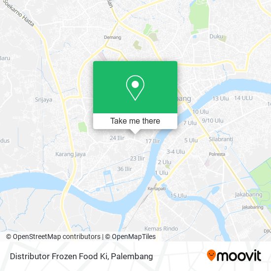 Distributor Frozen Food Ki map