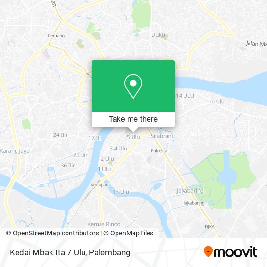 Kedai Mbak Ita 7 Ulu map