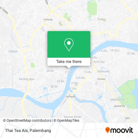 Thai Tea Ais map