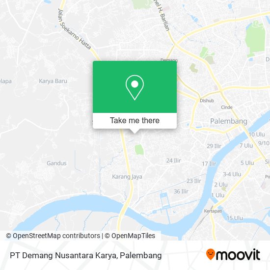 PT Demang Nusantara Karya map