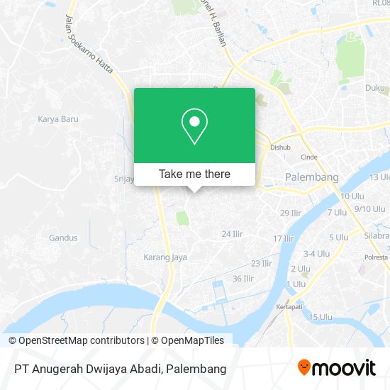 PT Anugerah Dwijaya Abadi map