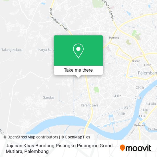 Jajanan Khas Bandung Pisangku Pisangmu Grand Mutiara map