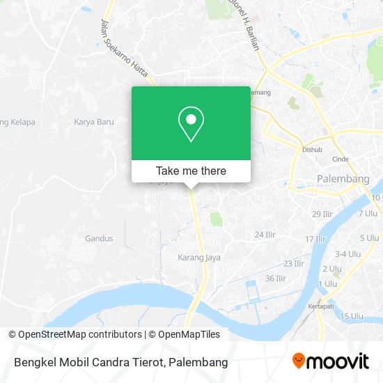 Bengkel Mobil Candra Tierot map