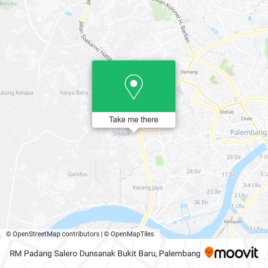 RM Padang Salero Dunsanak Bukit Baru map