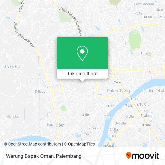 Warung Bapak Oman map