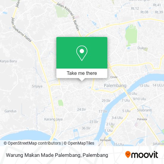 Warung Makan Made Palembang map