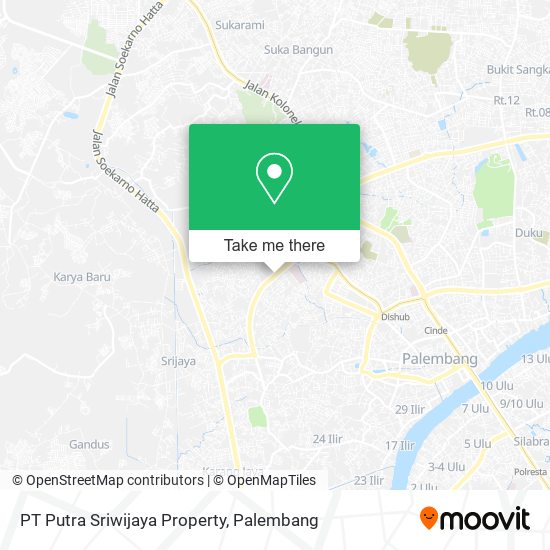 PT Putra Sriwijaya Property map