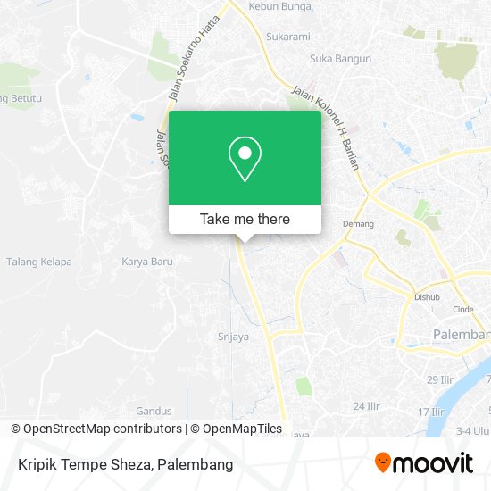 Kripik Tempe Sheza map