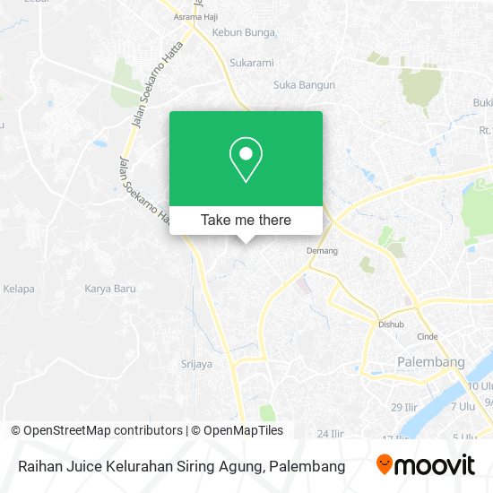 Raihan Juice Kelurahan Siring Agung map