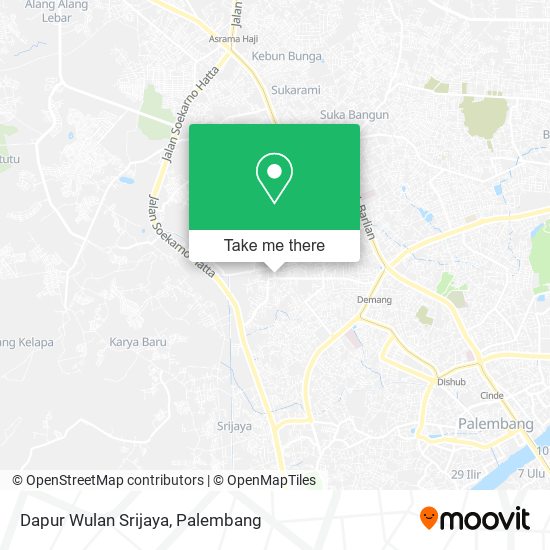 Dapur Wulan Srijaya map