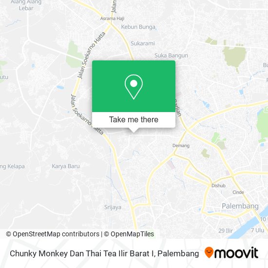 Chunky Monkey Dan Thai Tea Ilir Barat I map