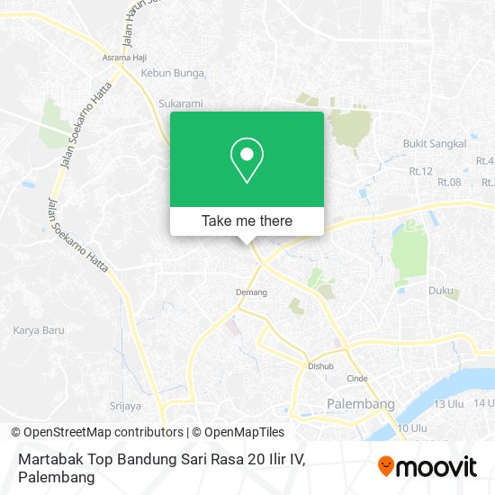 Martabak Top Bandung Sari Rasa 20 Ilir IV map
