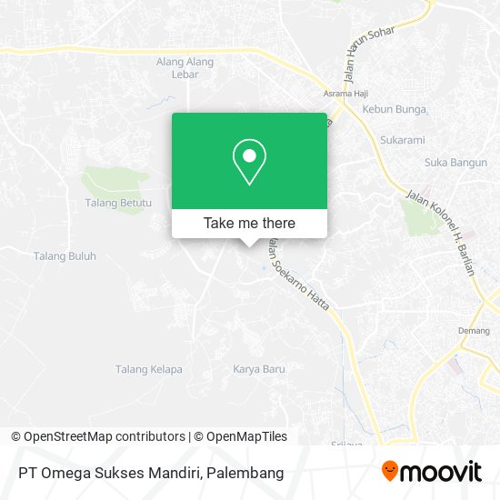 PT Omega Sukses Mandiri map