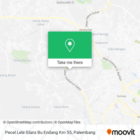 Pecel Lele Glanz Bu Endang Km 55 map