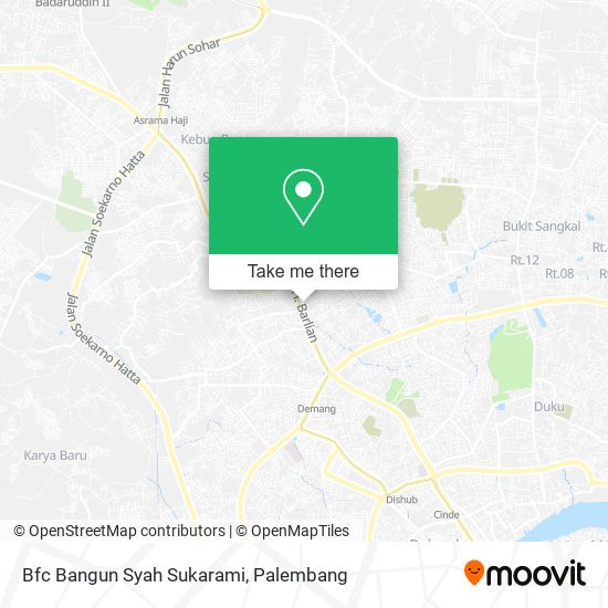 Bfc Bangun Syah Sukarami map