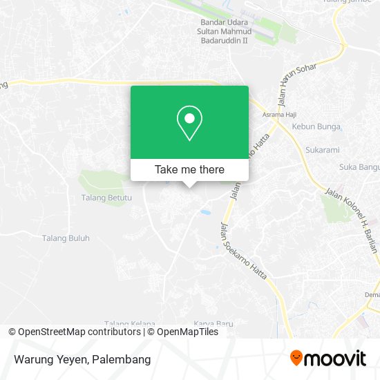 Warung Yeyen map