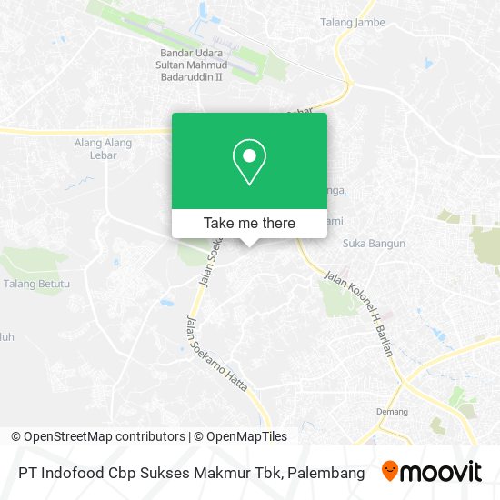 PT Indofood Cbp Sukses Makmur Tbk map