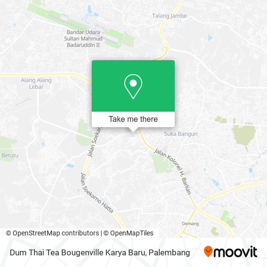 Dum Thai Tea Bougenville Karya Baru map