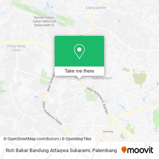 Roti Bakar Bandung Attaqwa Sukarami map