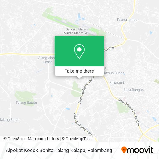 Alpokat Kocok Bonita Talang Kelapa map