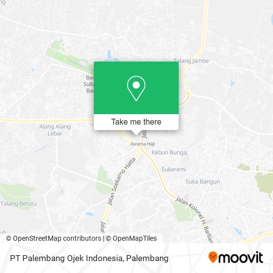 PT Palembang Ojek Indonesia map