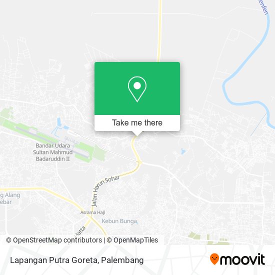 Lapangan Putra Goreta map