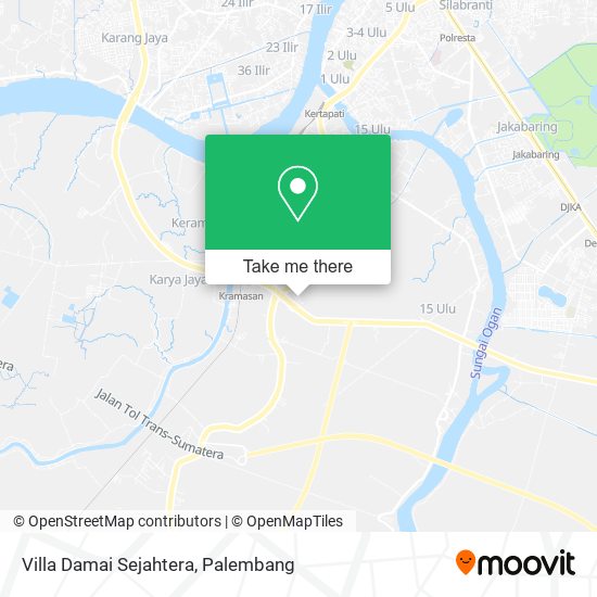 Villa Damai Sejahtera map
